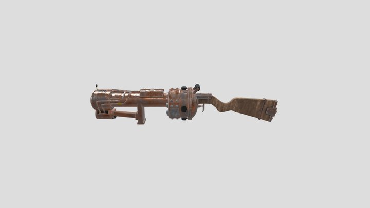 Railspike Gun 3D Model