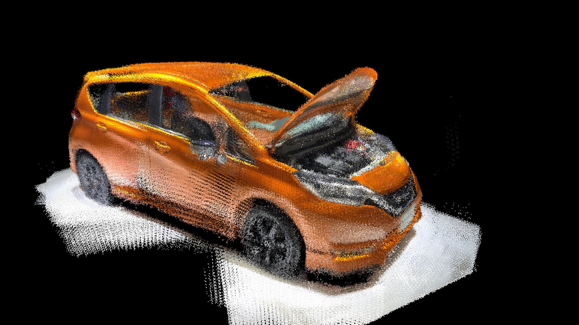 Nissan Note lidar scan