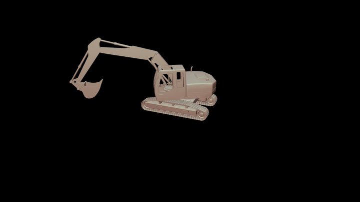 escavator 3D Model