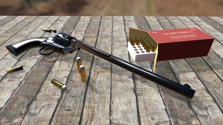 Colt Buntline Special 3D Model