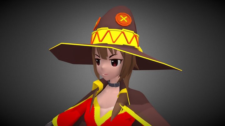 Konosuba Megumin 3D Model