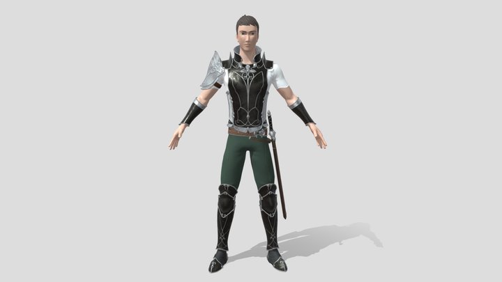 Swordsman 3D Model