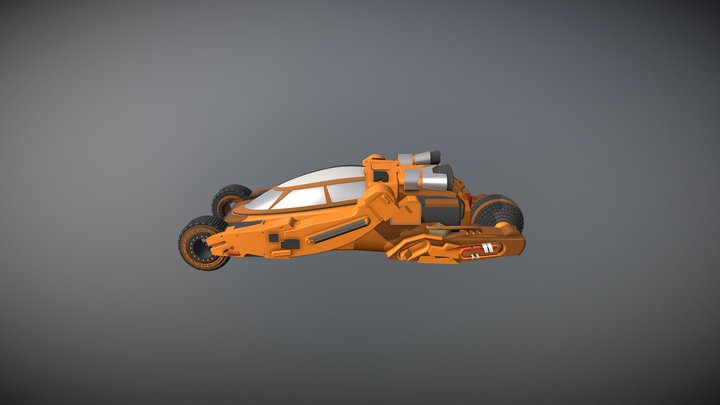 Kalki 2898 AD Robot Car Bujji 3D Model