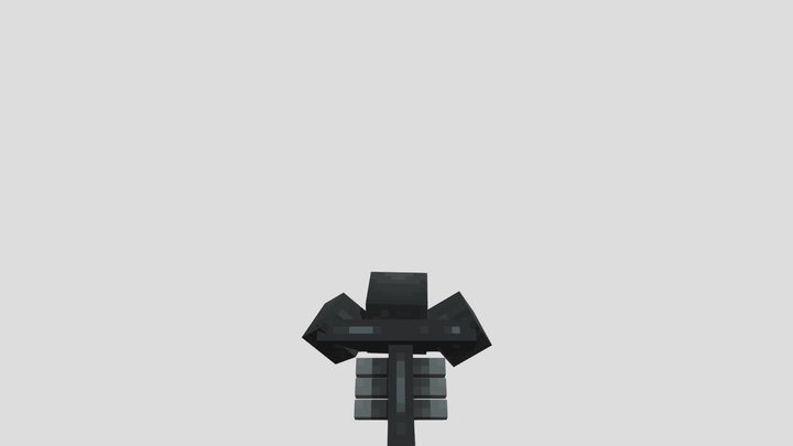 Wither Spawn Invulnerable 3D Model