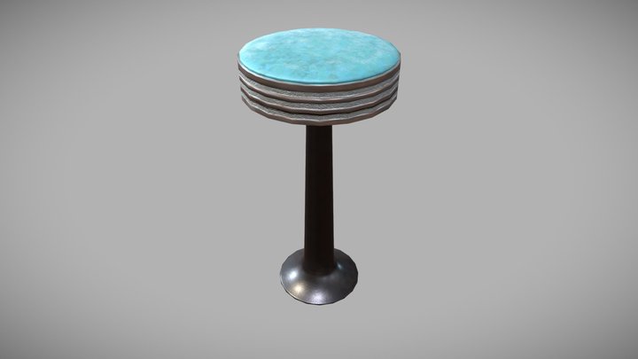 StoolBar 3D Model