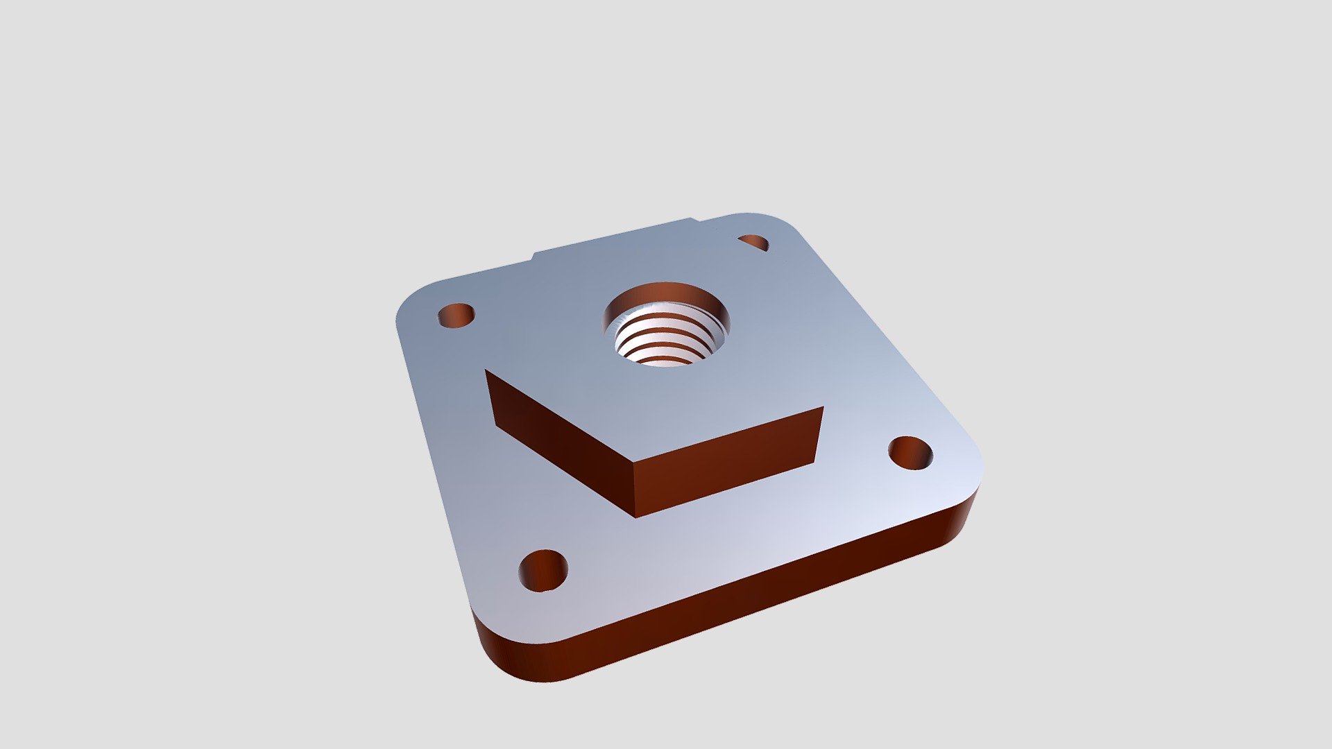 Крепление гайка 2 — Sketchfab embed 3D viewer
