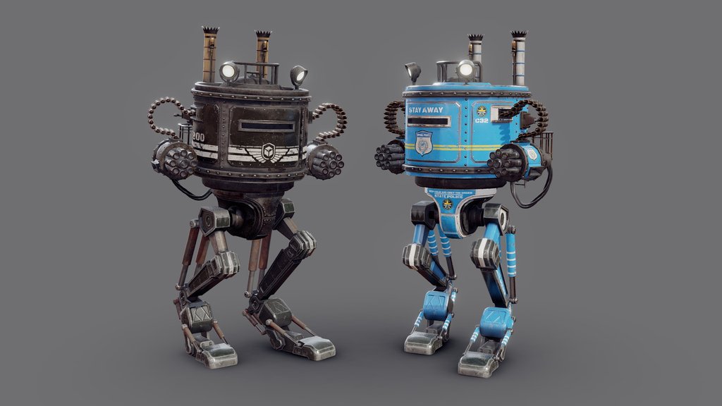 T200 Dieselpunk Mech - Freebie