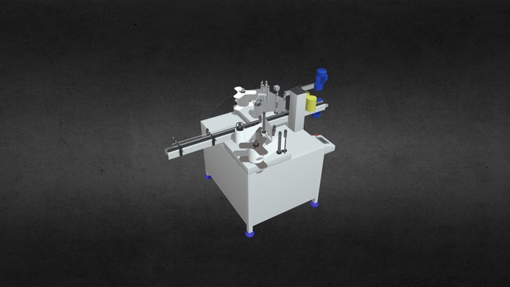 Double face labeling machine (LM-DF80) 3D Model