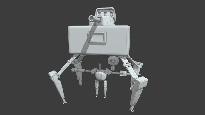 Sai Enemies 3D Model