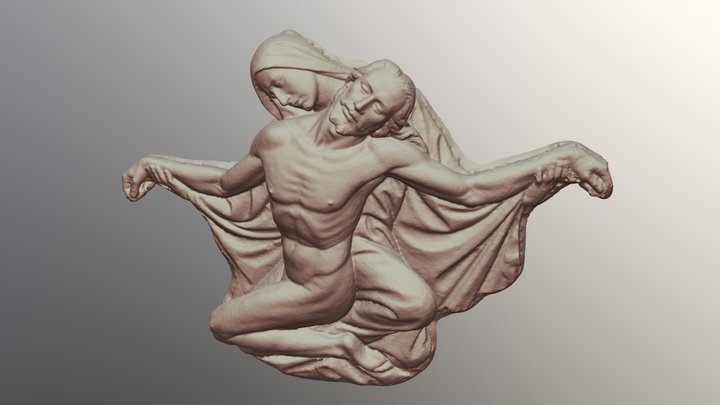 Piedad. Panteón de familia Marín - Hellín 3D Model
