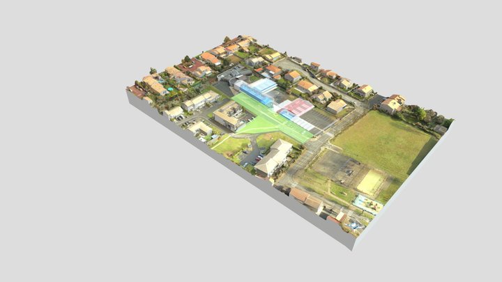 ANI3D / NOUVEAU POLE ENFANCE L'HOUMEAU 3D Model