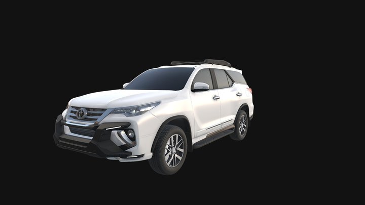 fortuner 2016 uploaded from blender 3D Model