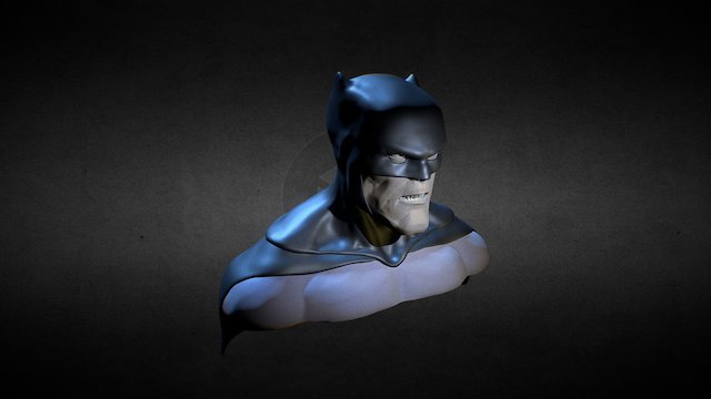 Old School Dark Knight 3D Model