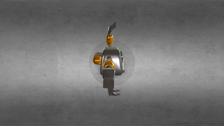 Машет рукой 3D Model