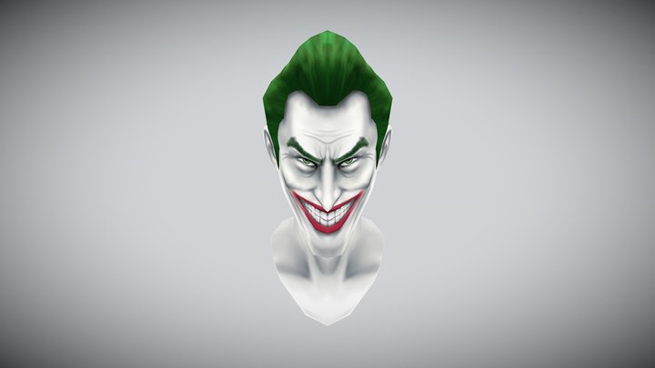 The Joker Lowpoly 3D Model