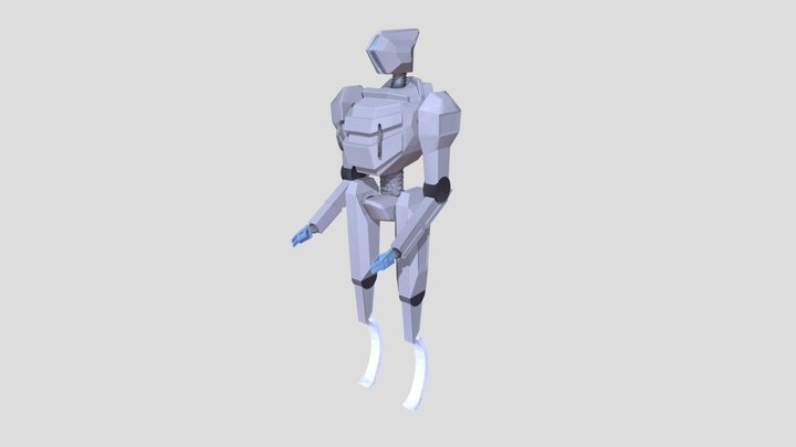 Humanoid Robot - CGT 116 Final 3D Model