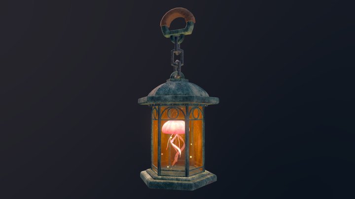 Ocean Lamp 3D Model
