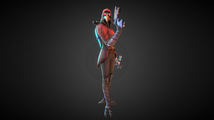 Chi 3D Model