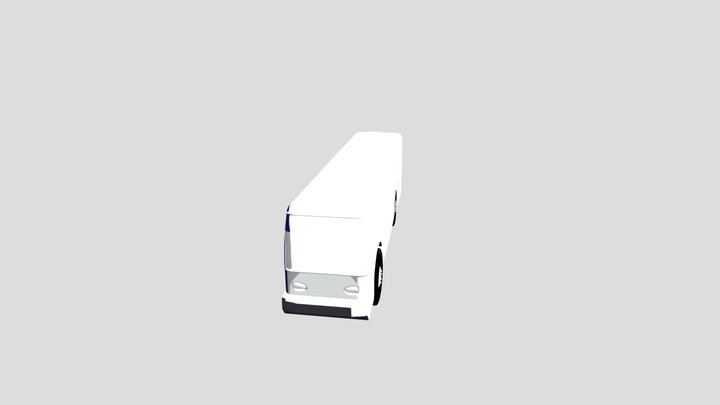 Public Transit Bus 3D Model