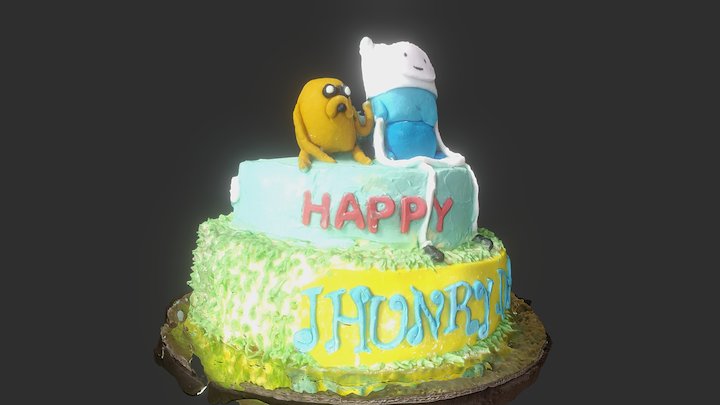 Birthday cake 3D Model