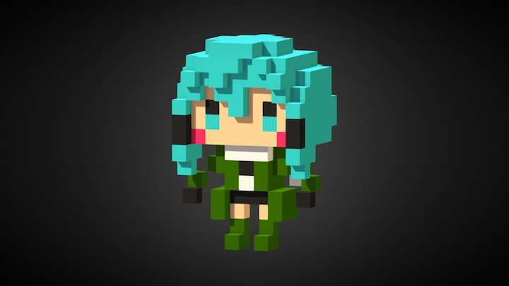 SAO Sinon 3D Model