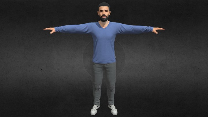 Drake (Champagne Papi) Avatar 3D Model
