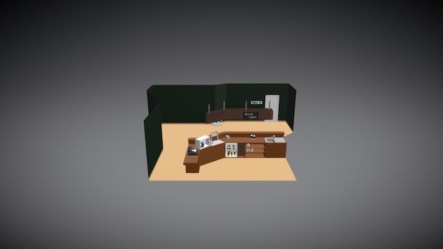 Bar furniture 3D Model