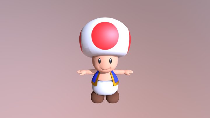Toad 3D Model