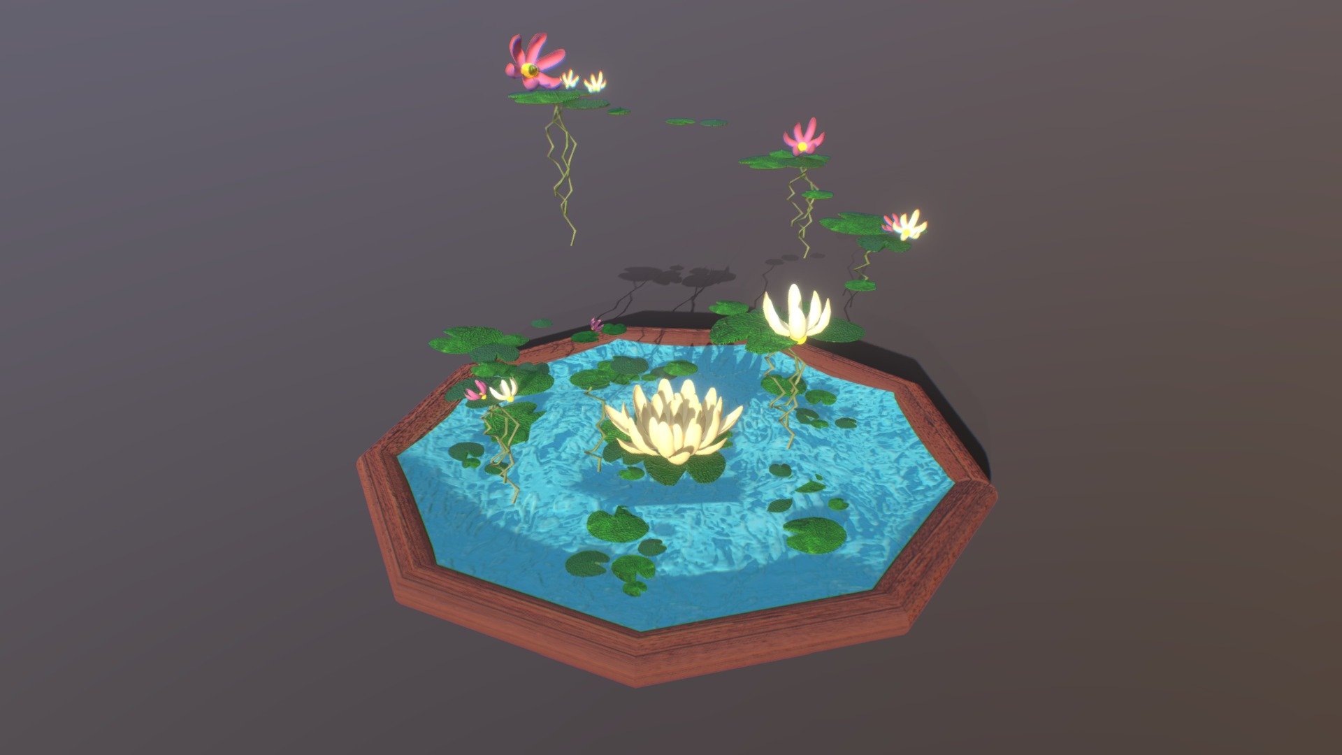Marble Madness - Descending Lilies