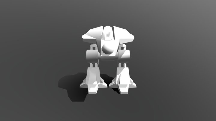 Gladiabots - Sniper (Idle) 3D Model