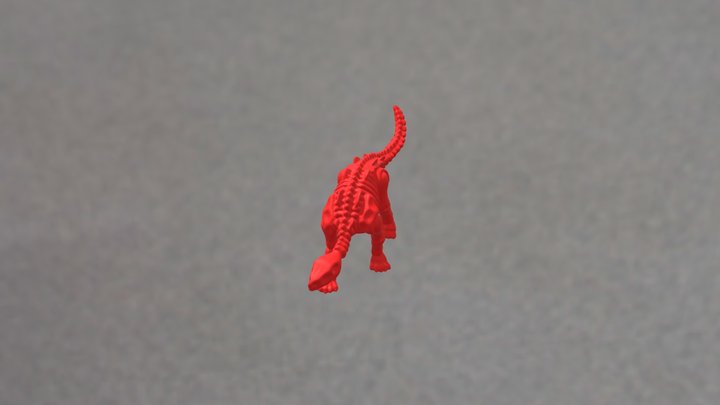 Dinosaur Skeleton 3D Scan 3D Model