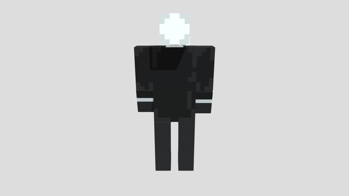 Cameraman version minecraft 3D Model