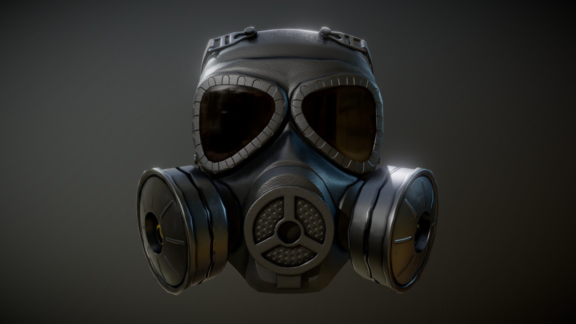 Gas Mask - 3D model by MyxerMan.