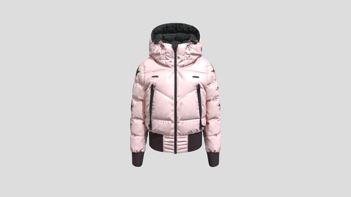 Starry Pink Jacket 3D Model