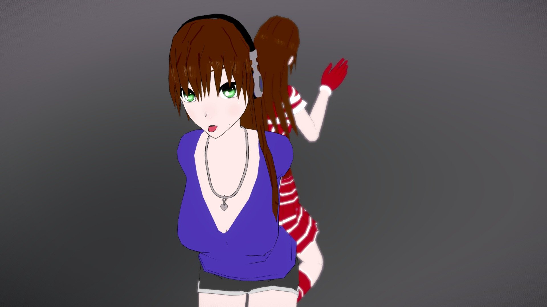 Anime Casual Girl 3d Model By Mateusbmarcelino Mateusbmarcelino A446a8e Sketchfab