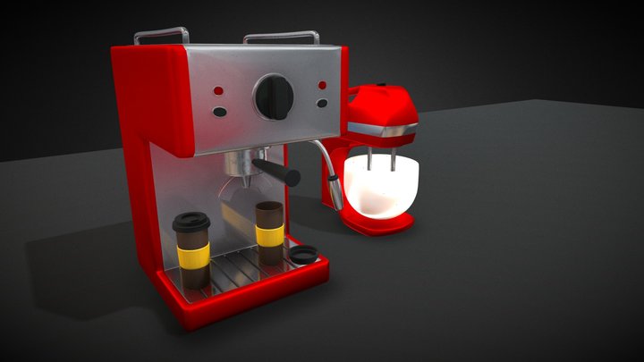 Coffee maker and Mixer – Modelo 3D gratuito STL