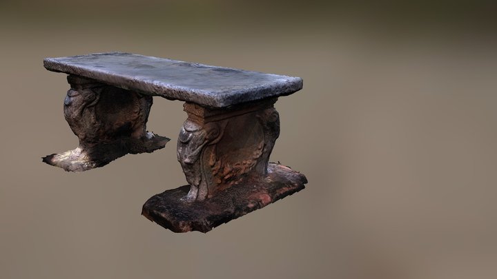 Stone Bench ( banco de pedra) 3D Model