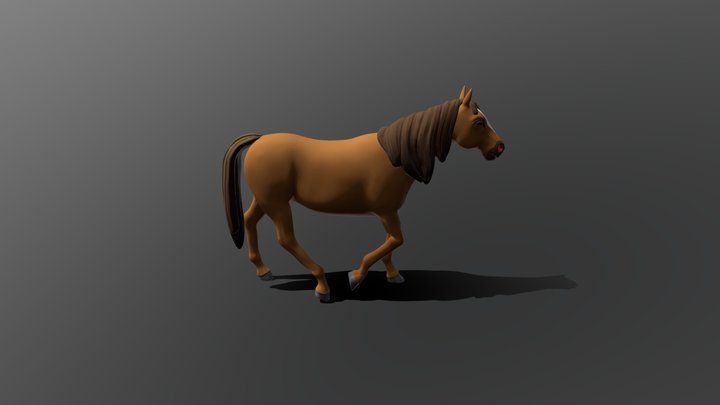 Horse Base 3D Model