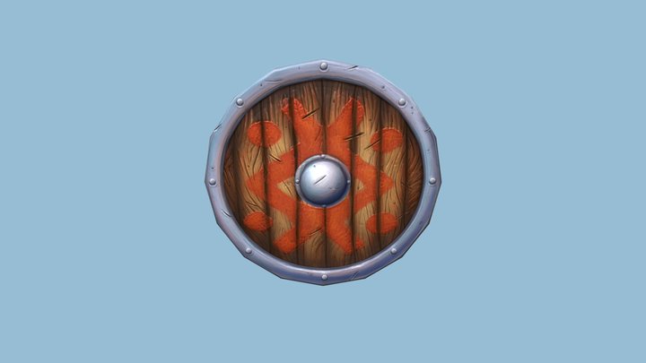 Viking Sheild 3D Model