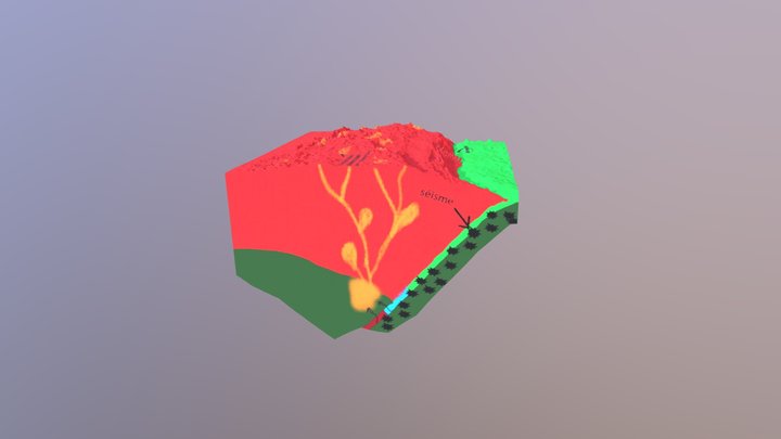 Subduction Andes Sud Texte Meta Final 3D Model