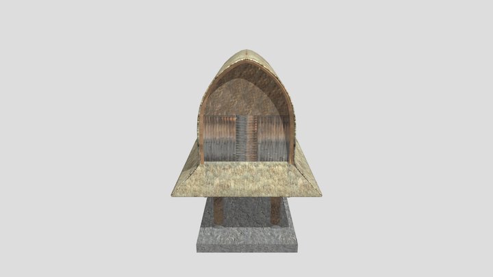 Rumah Adat Bale Lumbung (NTB) - Indonesia 3D Model