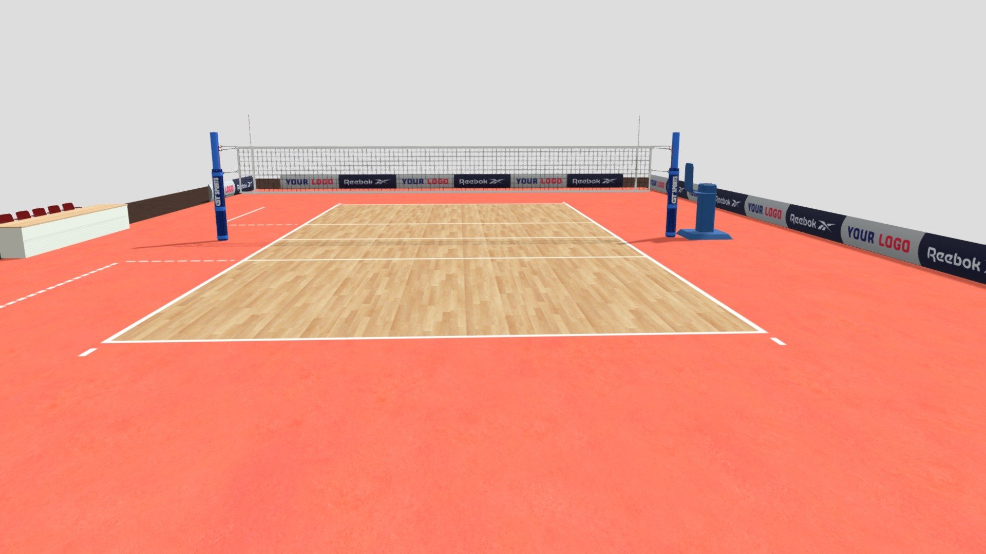 Volleyball Court - Buy Royalty Free 3D model by trish.j2109 [a449e2c ...