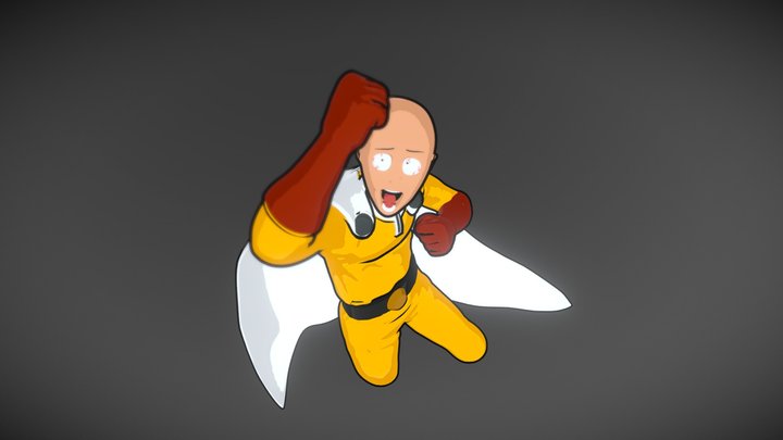 One Punch Man 3D Model