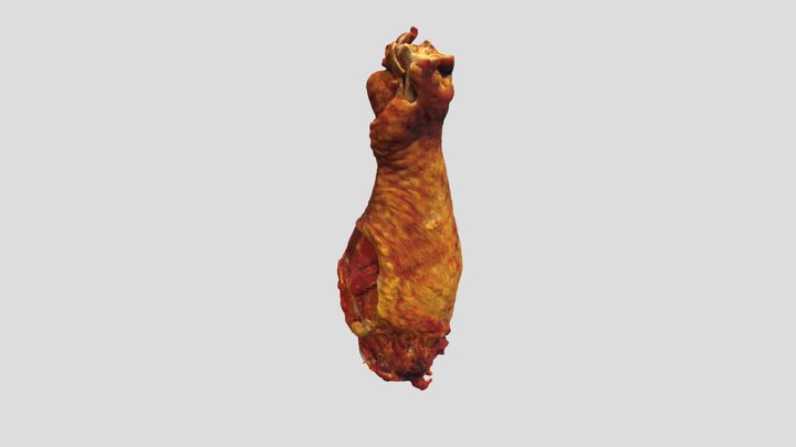 烤火鸡腿roasted Turkey Leg – Kostenloses 3D-Modell STL