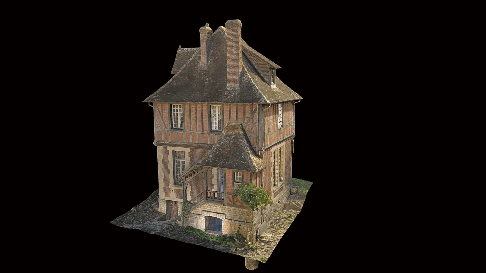 Vieille Maison Normande 3D Model By Celian De La Rochefoucauld 