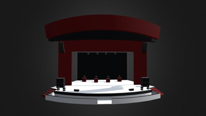 Teatro de la Ciudad 3D Model