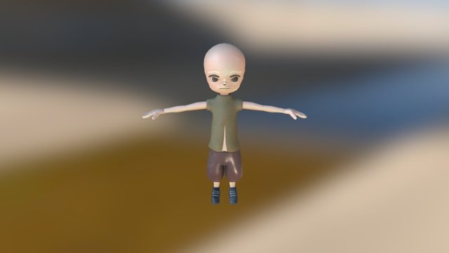cartoon character 3D Model
