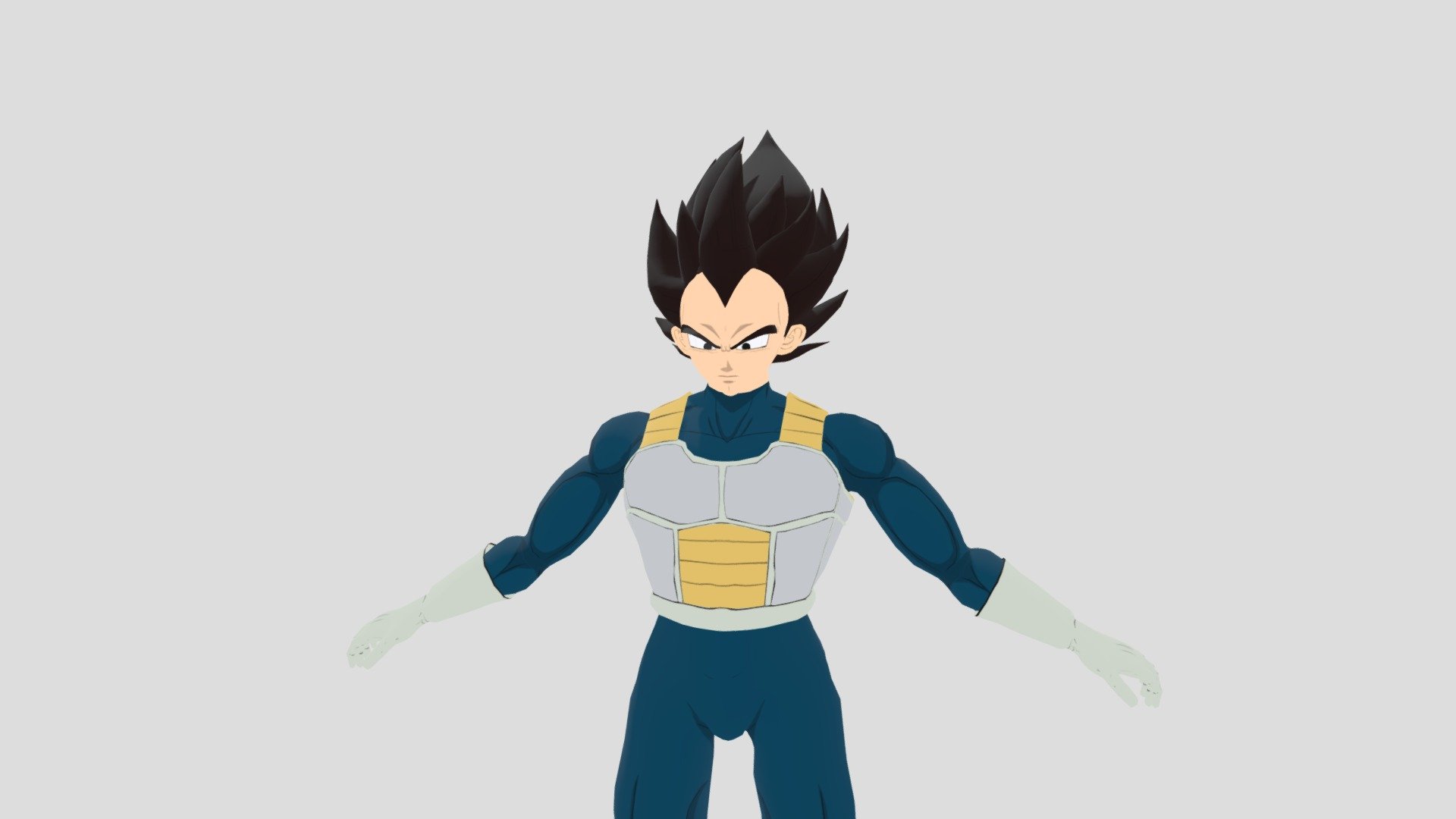 Vegeta Model Rigged 3d Model By Flamelex A44f05d Sketchfab