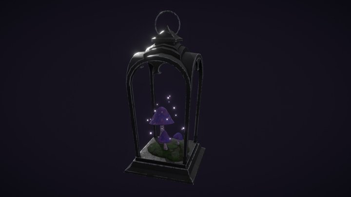 Mushroom Lantern 3D Model