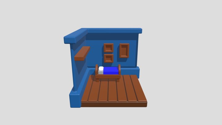Simple Room 3D Model